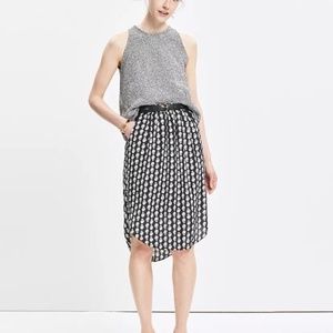 Madewell Skirt - Silk Island in Bloomstamp - Size Medium